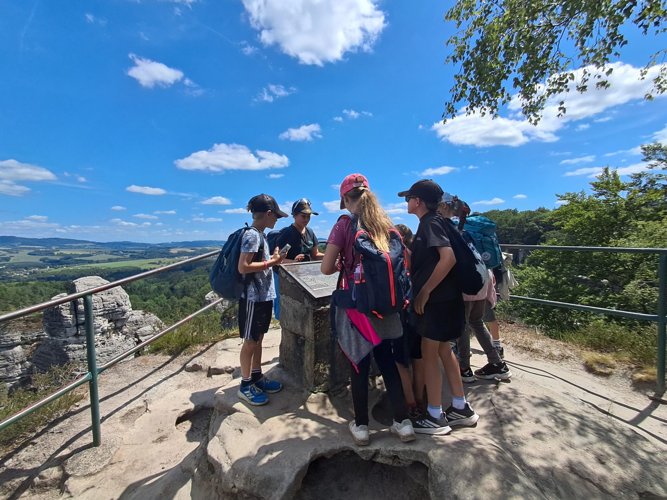 Výlet 4. třídy do skal