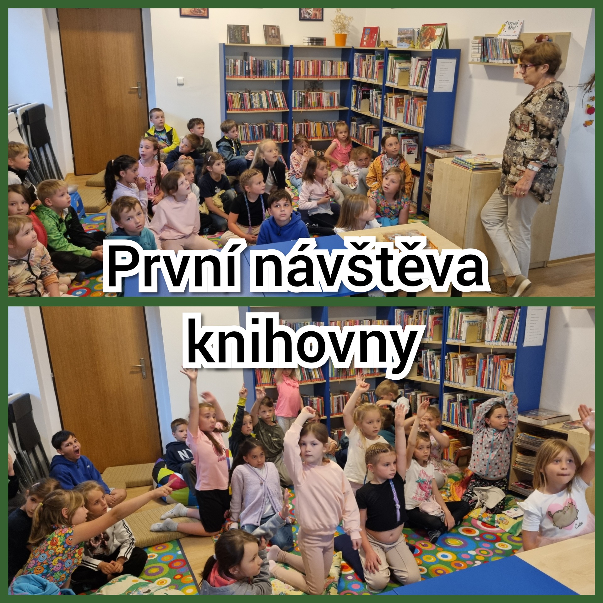 První návštěva knihovny