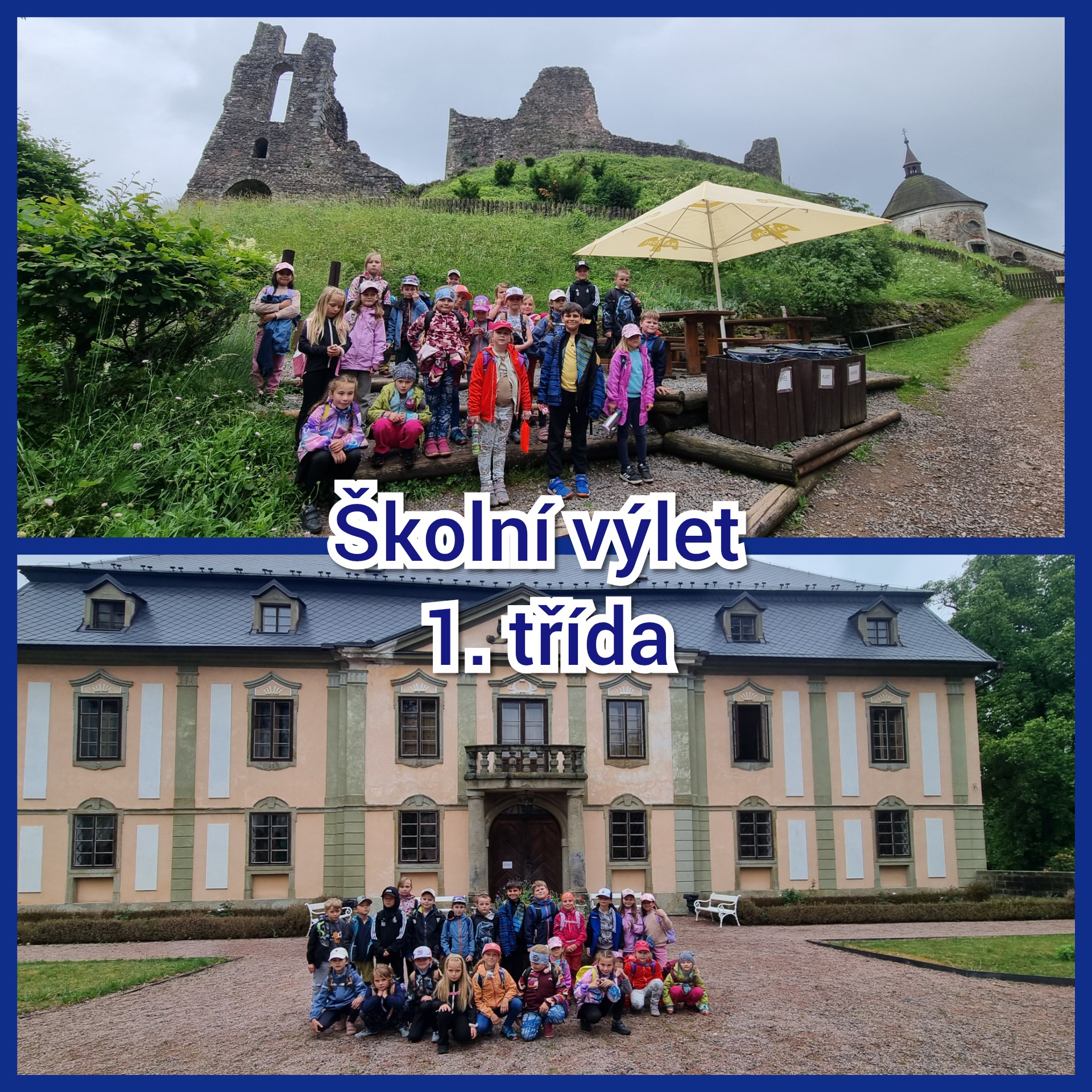Školní výlet 1. třídy – Potštejn