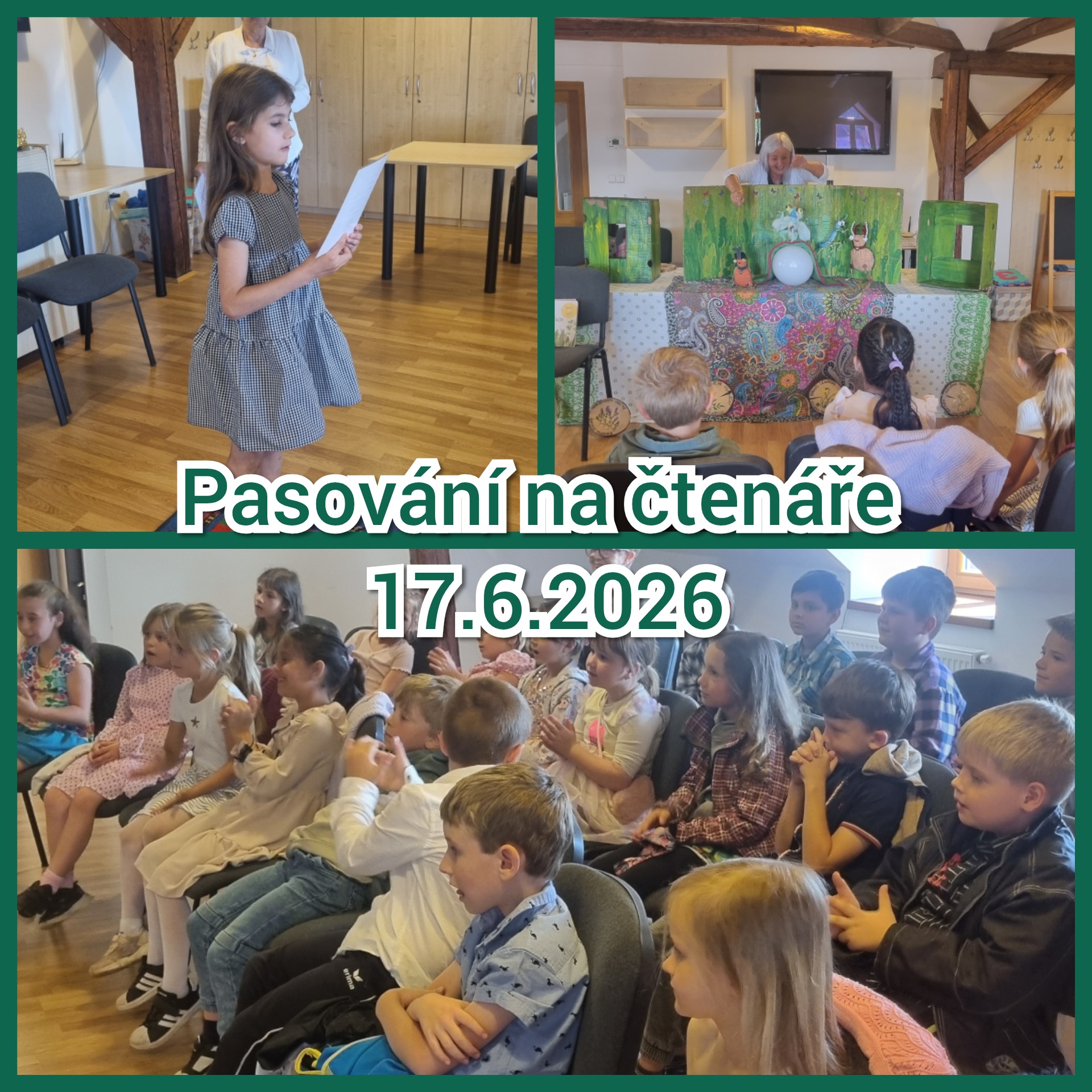 Prvňáčci se stali opravdovými čtenáři!